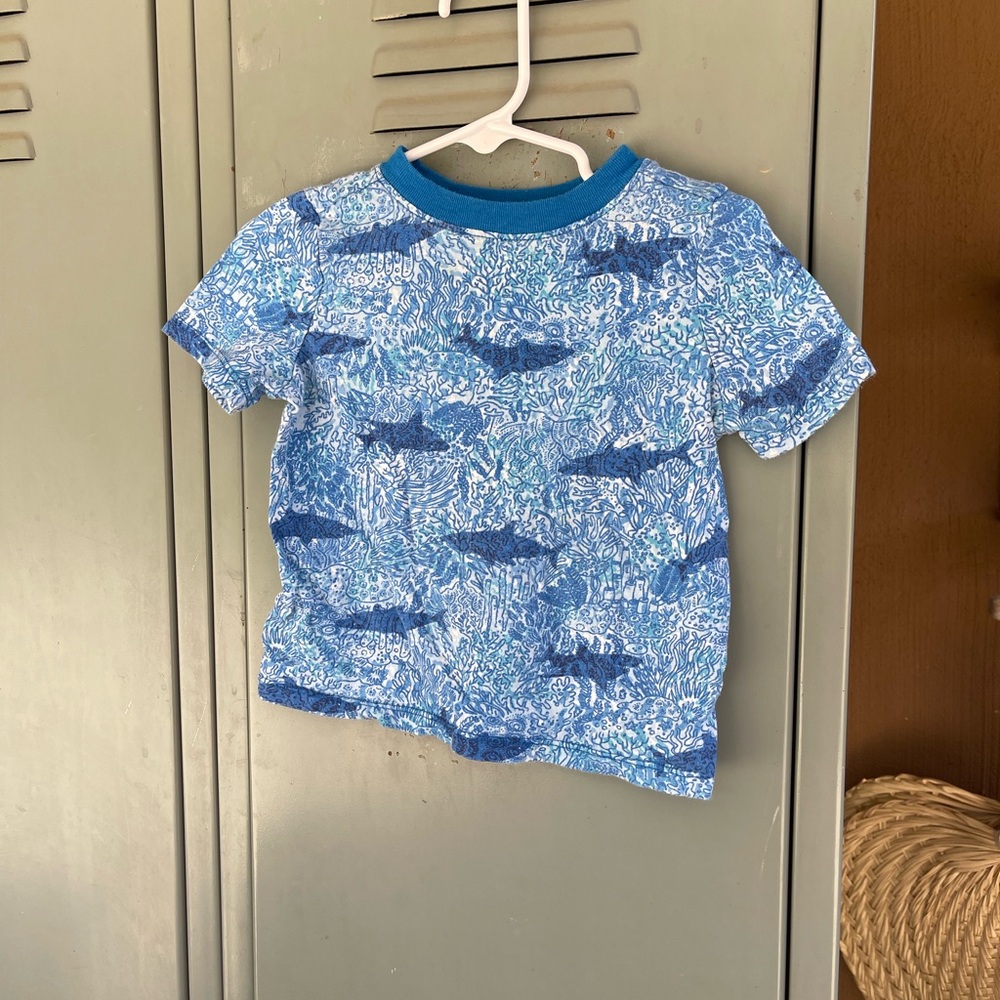Old Navy Blue Ocean Adventure Short Sleeve Tee